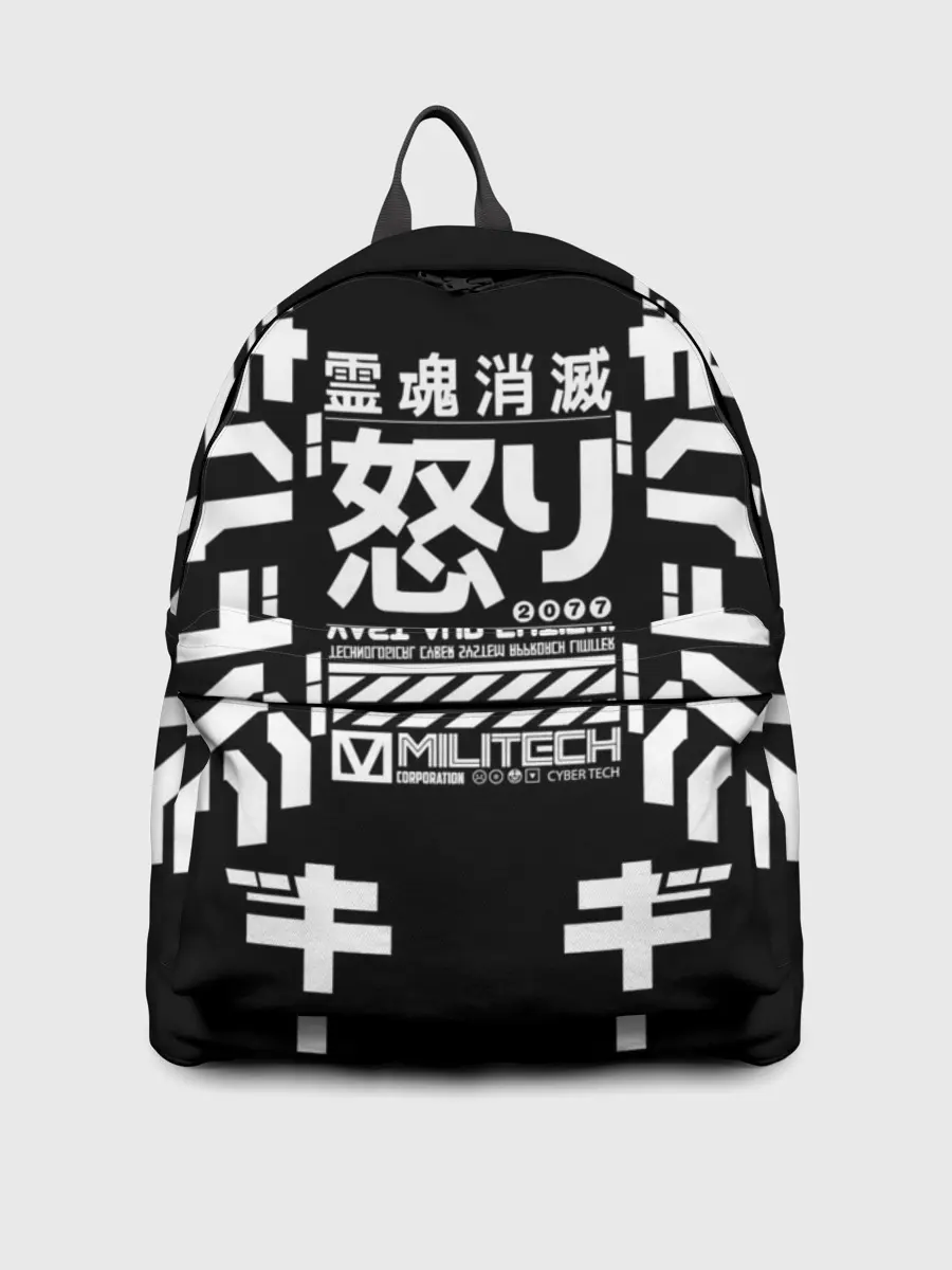 Рюкзак джинсовый / Cyberpunk 2077 Japan tech