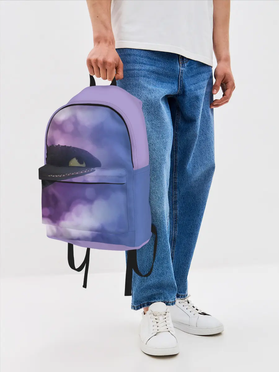 Рюкзак джинсовый / КАК ПРИРУЧИТЬ ДРАКОНА