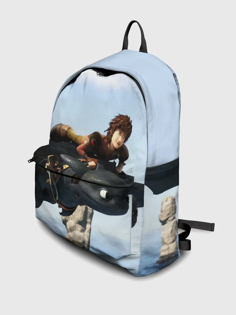 Рюкзак джинсовый / КАК ПРИРУЧИТЬ ДРАКОНА