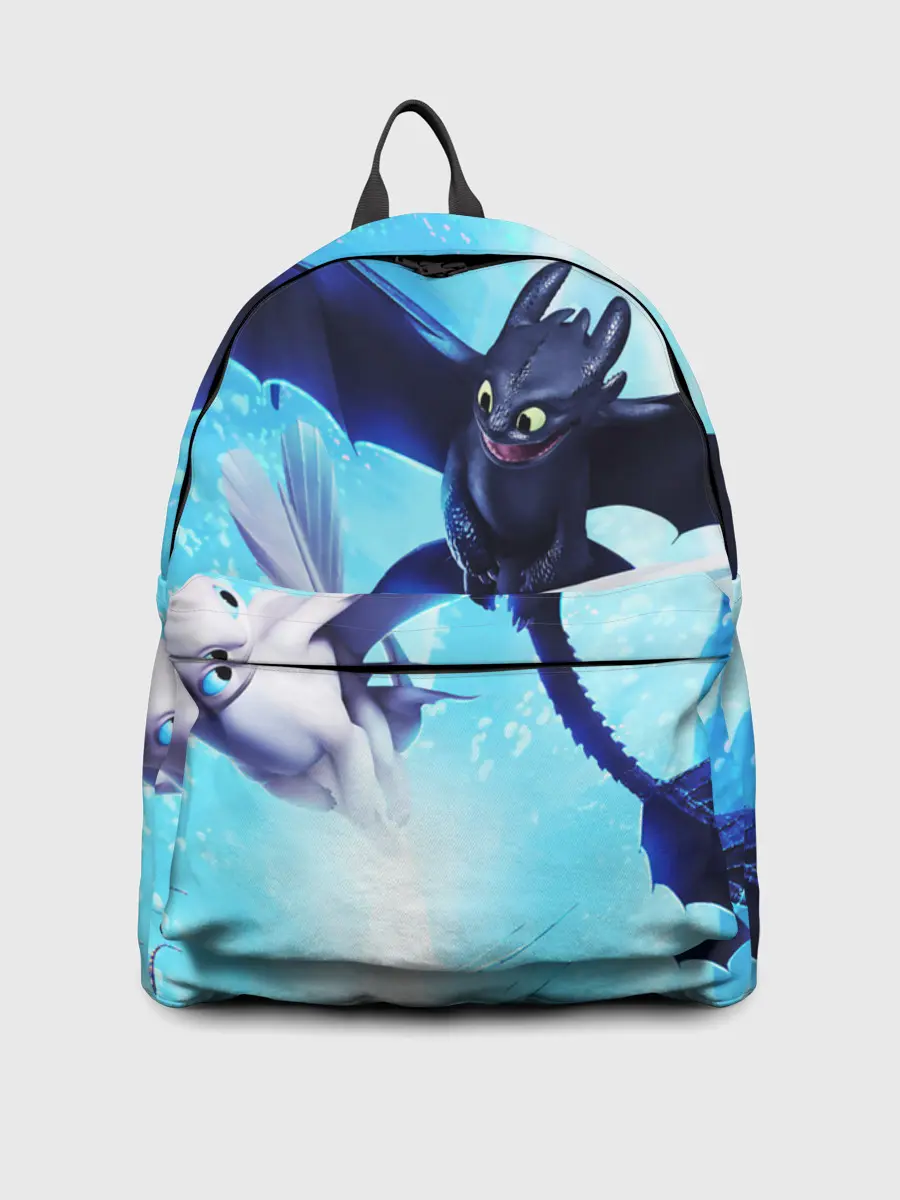 Рюкзак джинсовый / Как приручить дракона