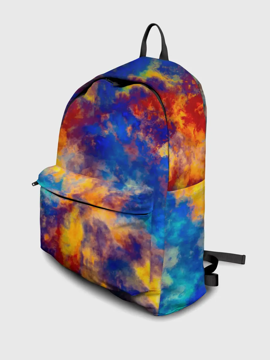 Рюкзак джинсовый / Огненно-синий полутон