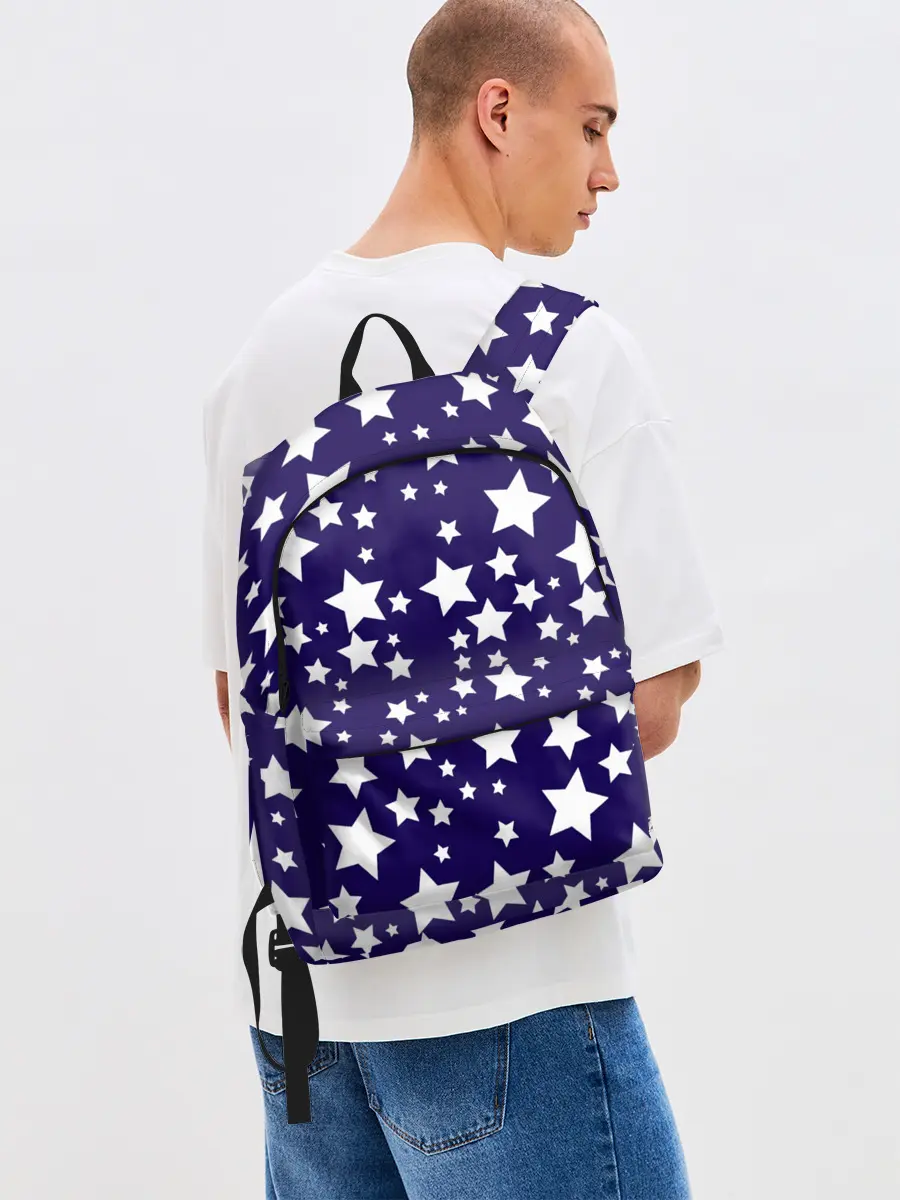 Рюкзак джинсовый / ЗВЕЗДОЧКИ