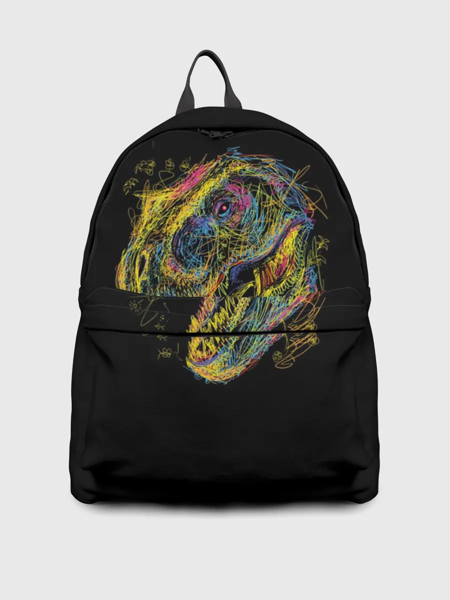 Рюкзак джинсовый / Тираннозавр Рекс