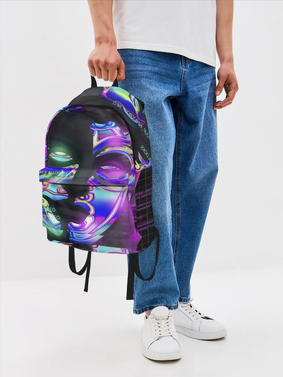 Рюкзак джинсовый / Chrome Effect