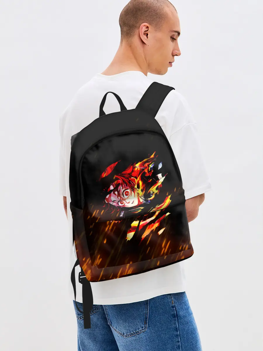 Рюкзак джинсовый / Burning Kamado