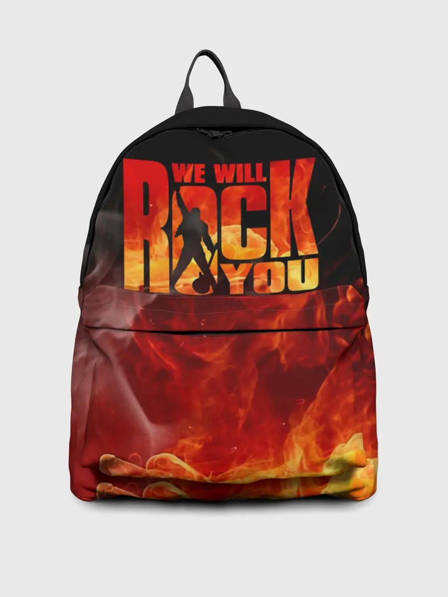 Рюкзак джинсовый / Queen - We Will Rock You