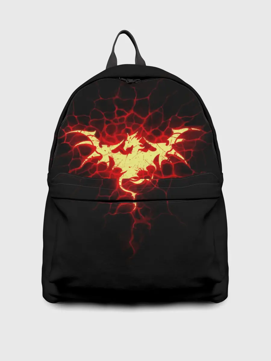 Рюкзак джинсовый / Огненный Дракон