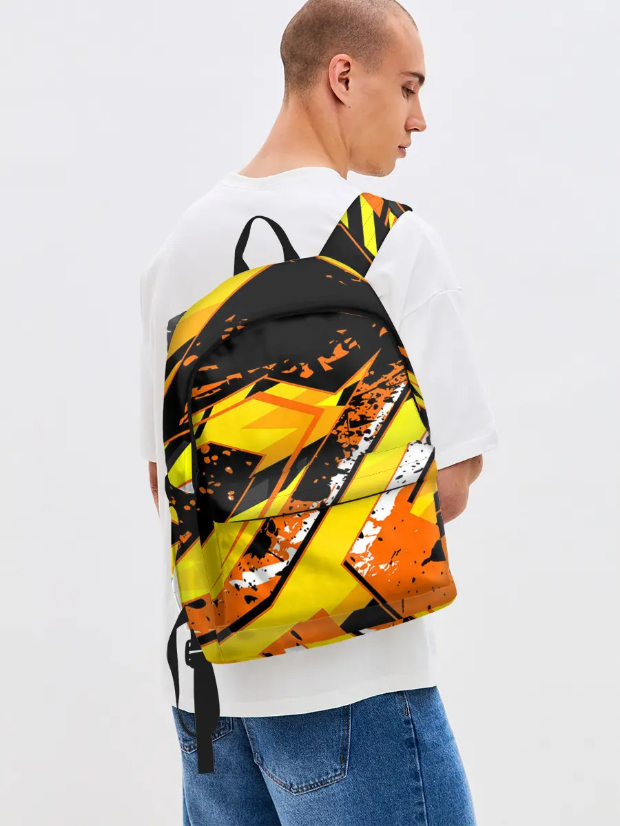 Рюкзак джинсовый / orange cheeky rust