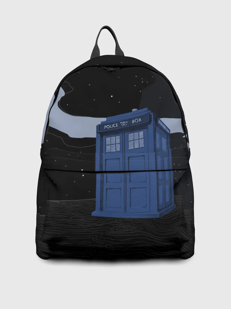 Рюкзак джинсовый / ТАРДИС