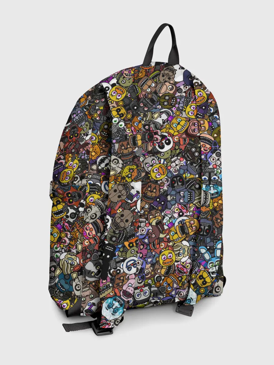 Рюкзак джинсовый / FNaF стикербомбинг