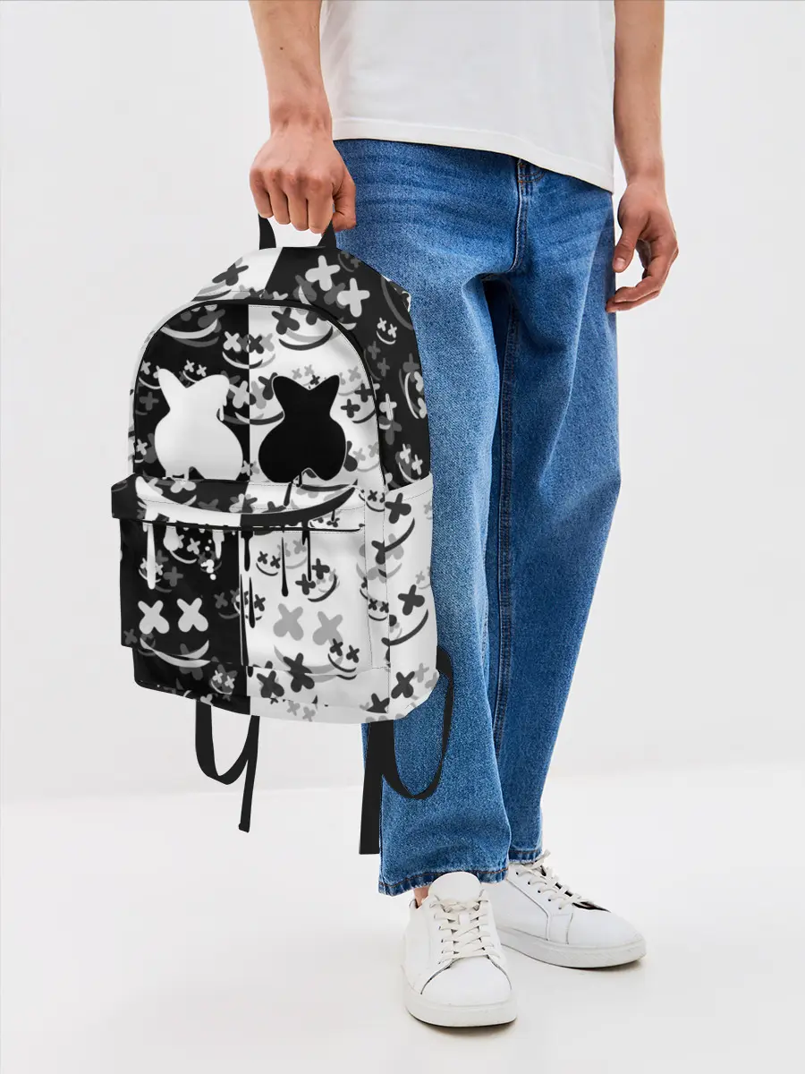 Рюкзак джинсовый / Fortnite & Marshmello