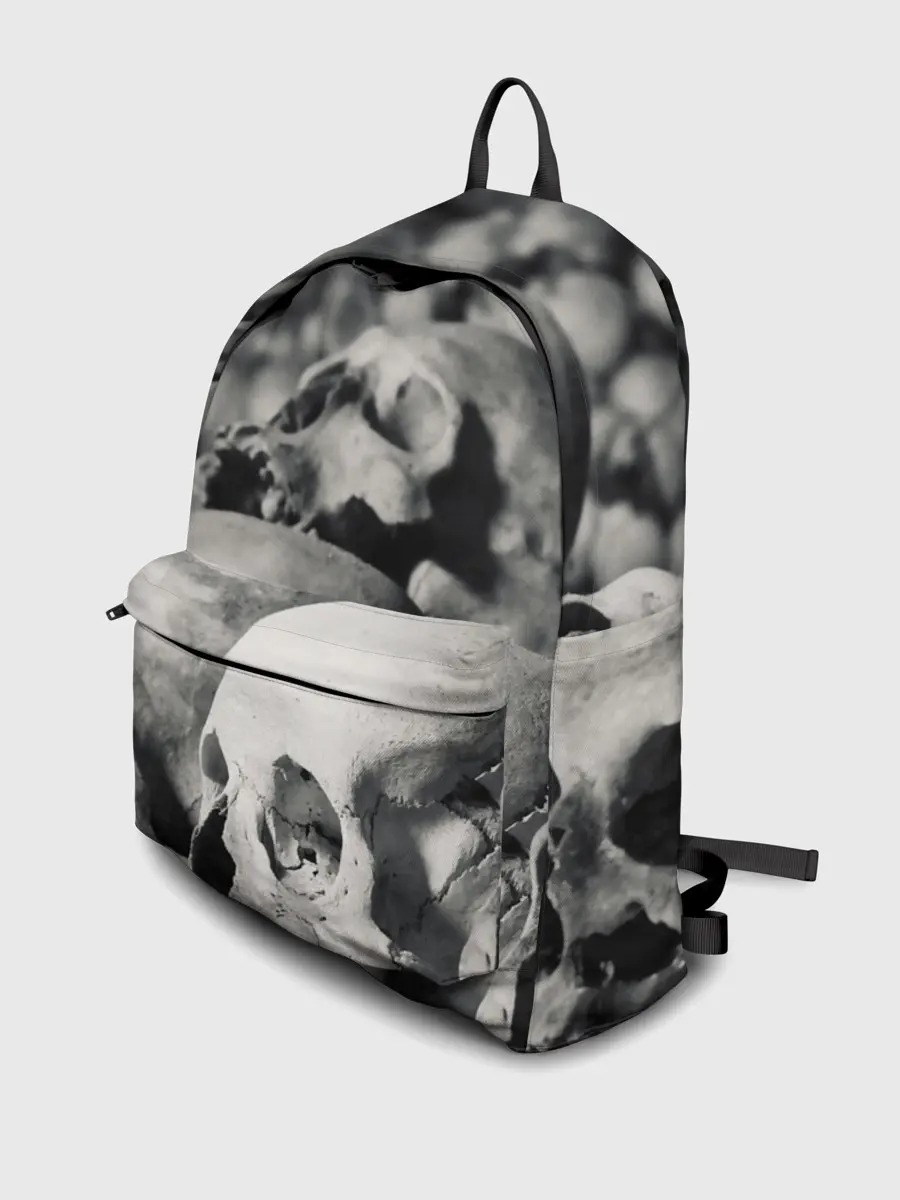 Рюкзак джинсовый / ЧЕРЕПА