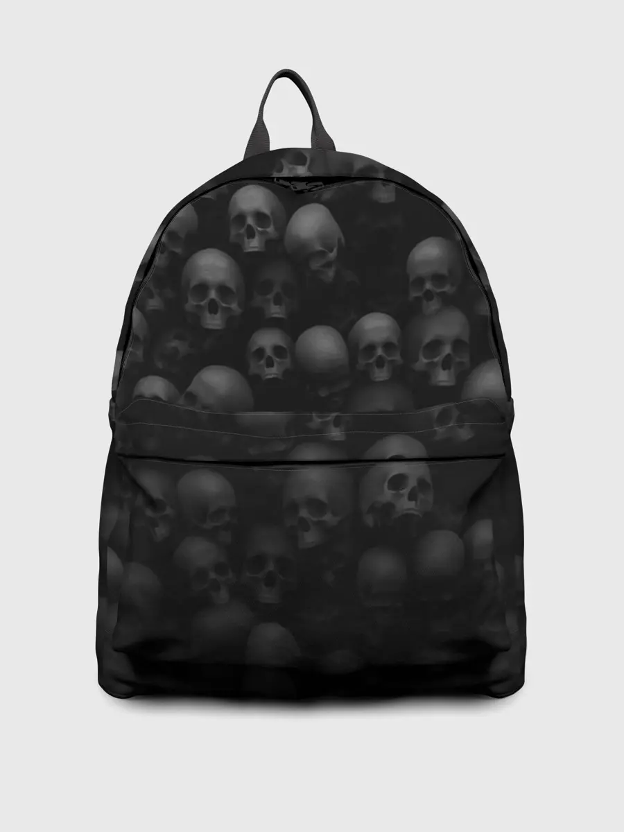 Рюкзак джинсовый / ЧЕРЕПА