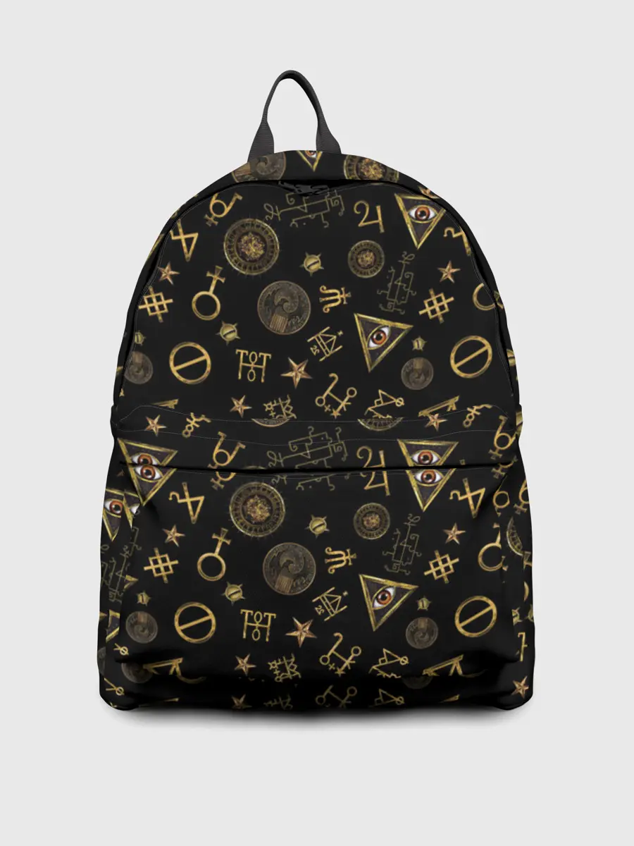 Рюкзак джинсовый / M.A.C.U.S.A. print