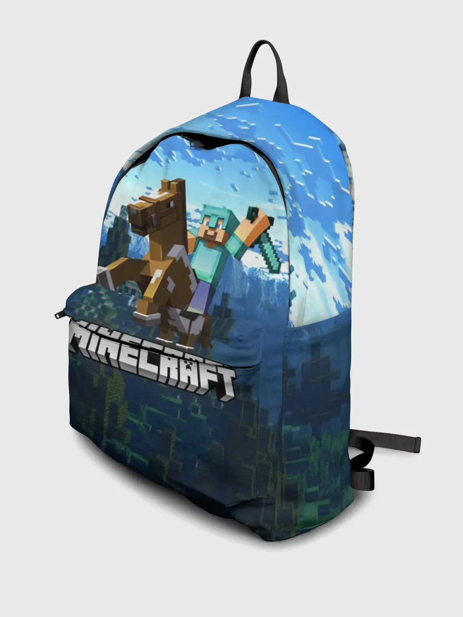 Рюкзак джинсовый / Minecraft / Майнкрафт