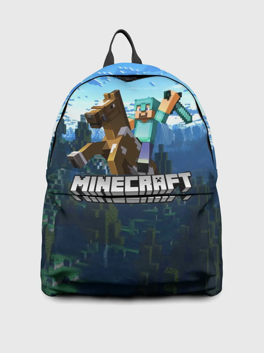 Рюкзак джинсовый / Minecraft / Майнкрафт