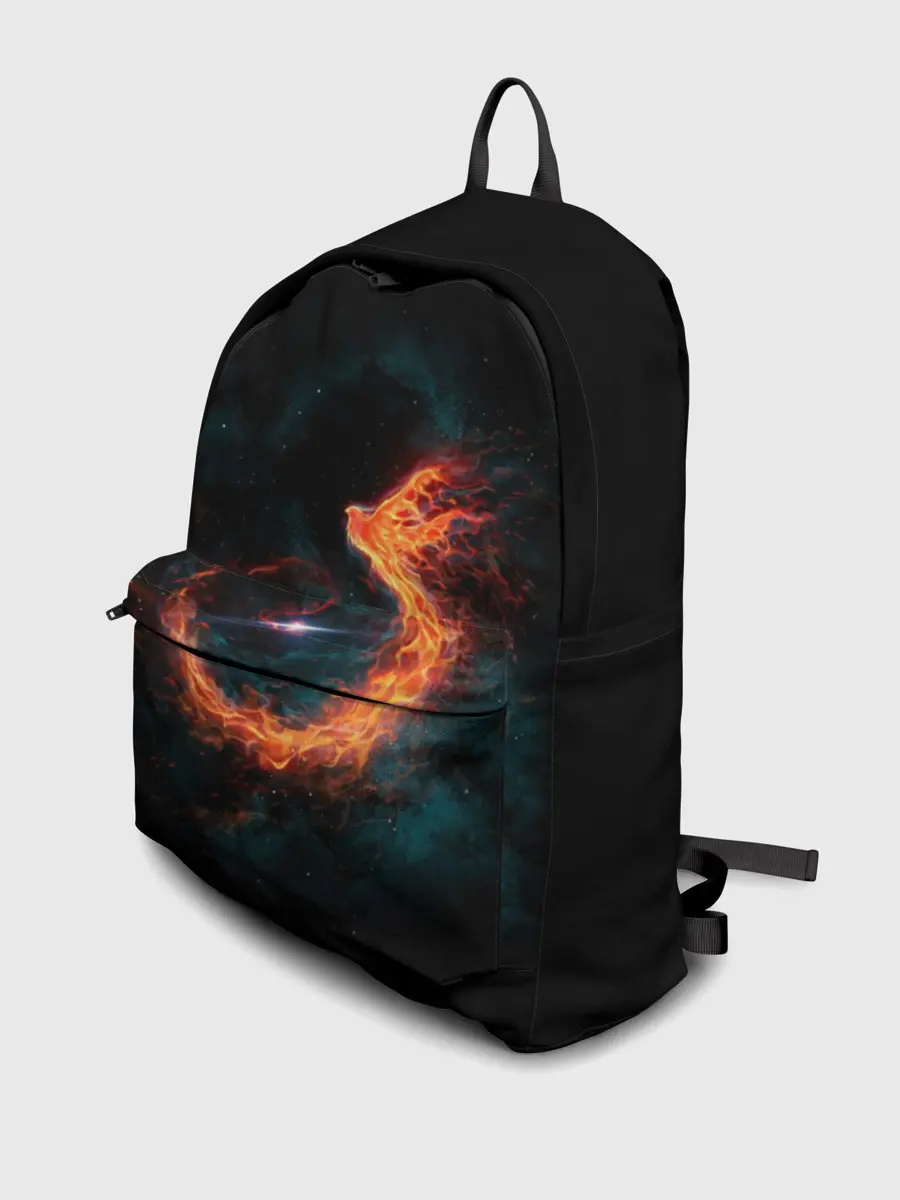 Рюкзак джинсовый / Космический Феникс