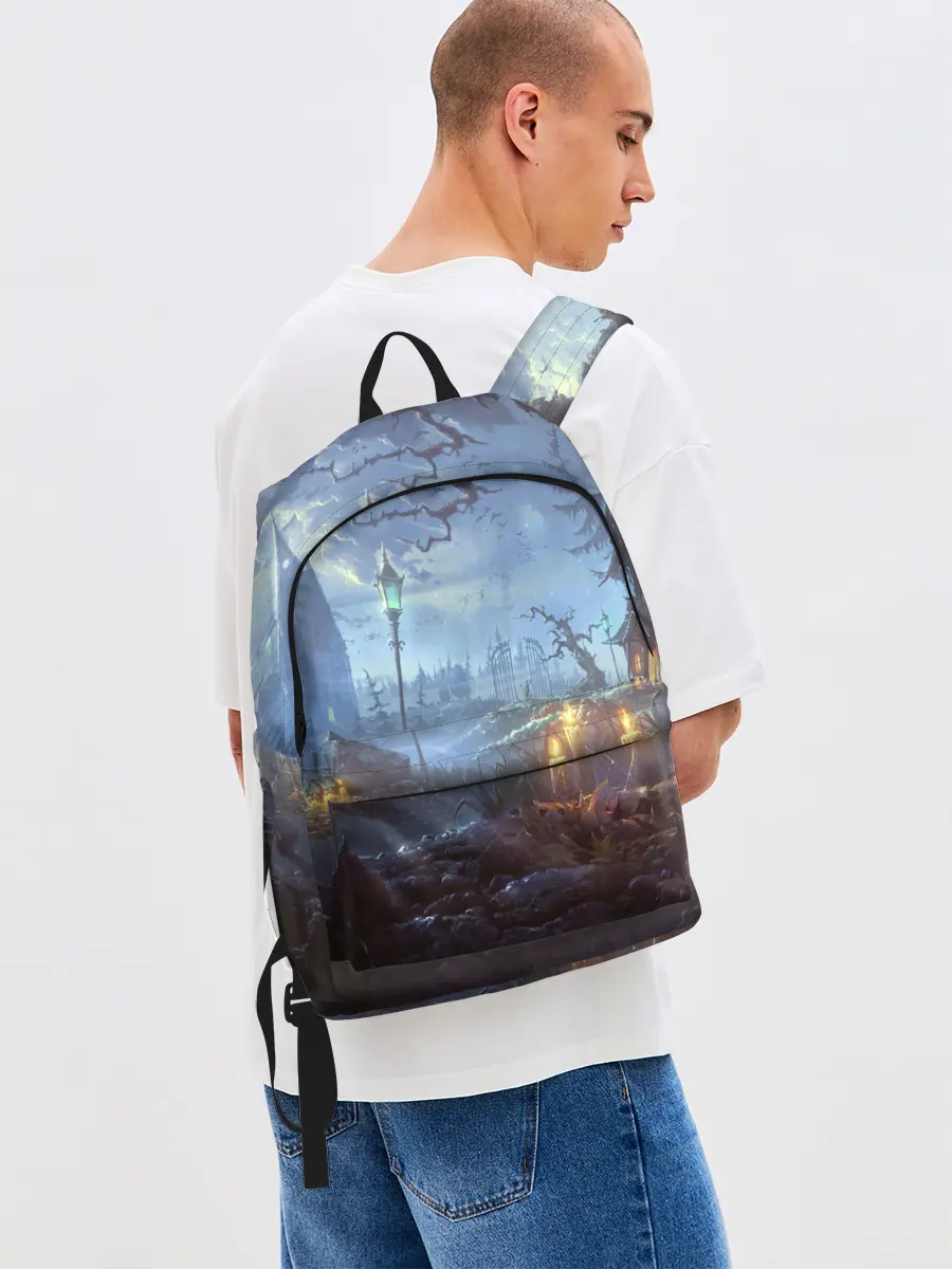 Рюкзак джинсовый / Halloween