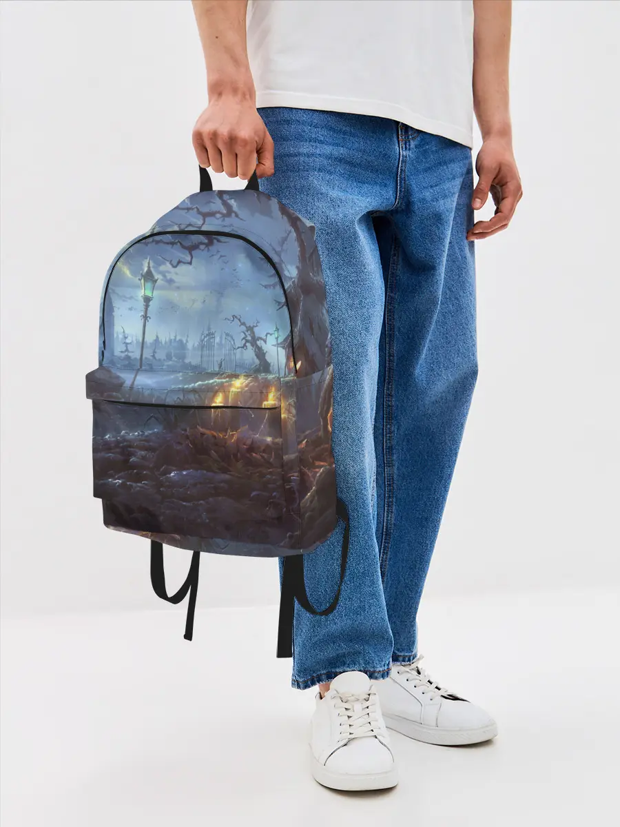 Рюкзак джинсовый / Halloween