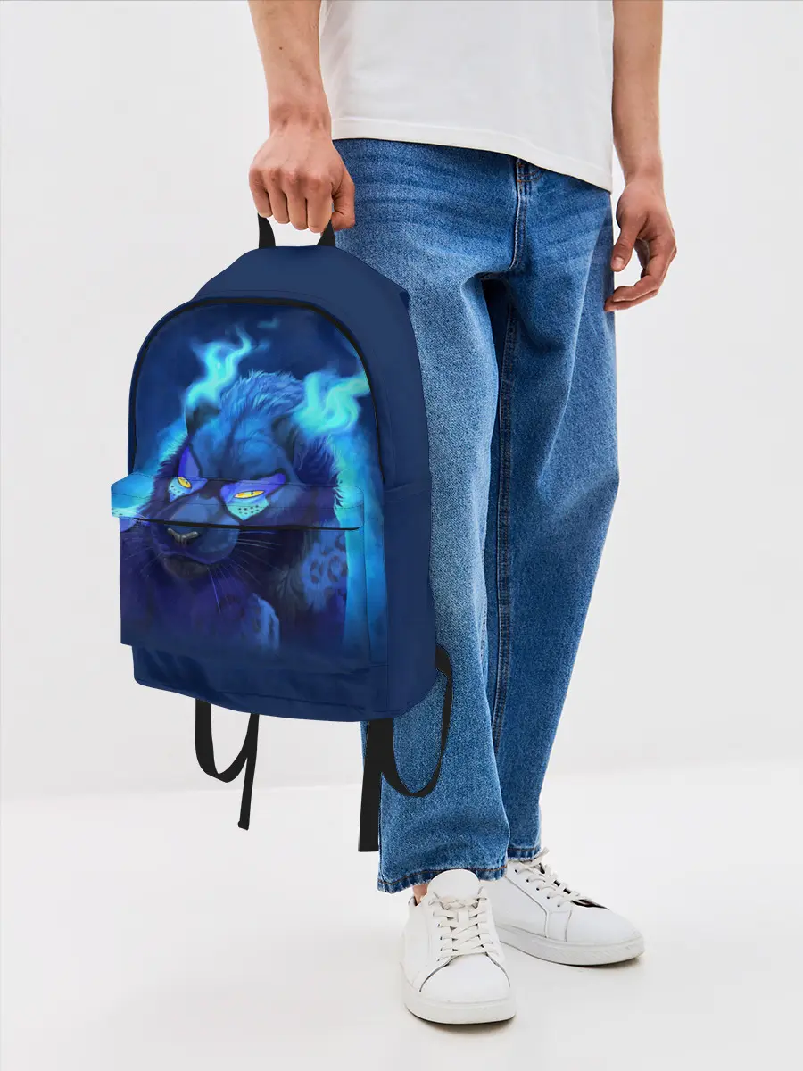 Рюкзак джинсовый / Лунная пантера #22