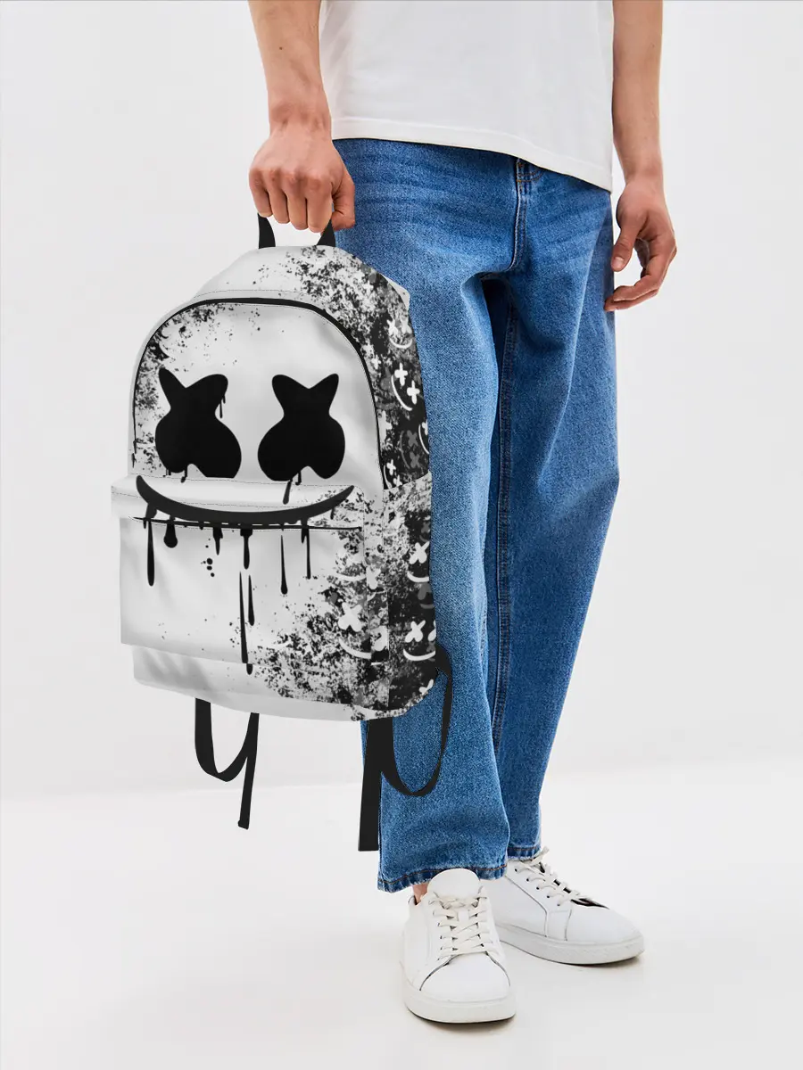 Рюкзак джинсовый / Marshmello