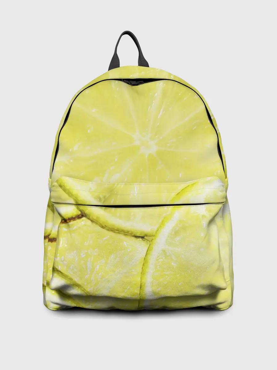 Рюкзак джинсовый / Лайм