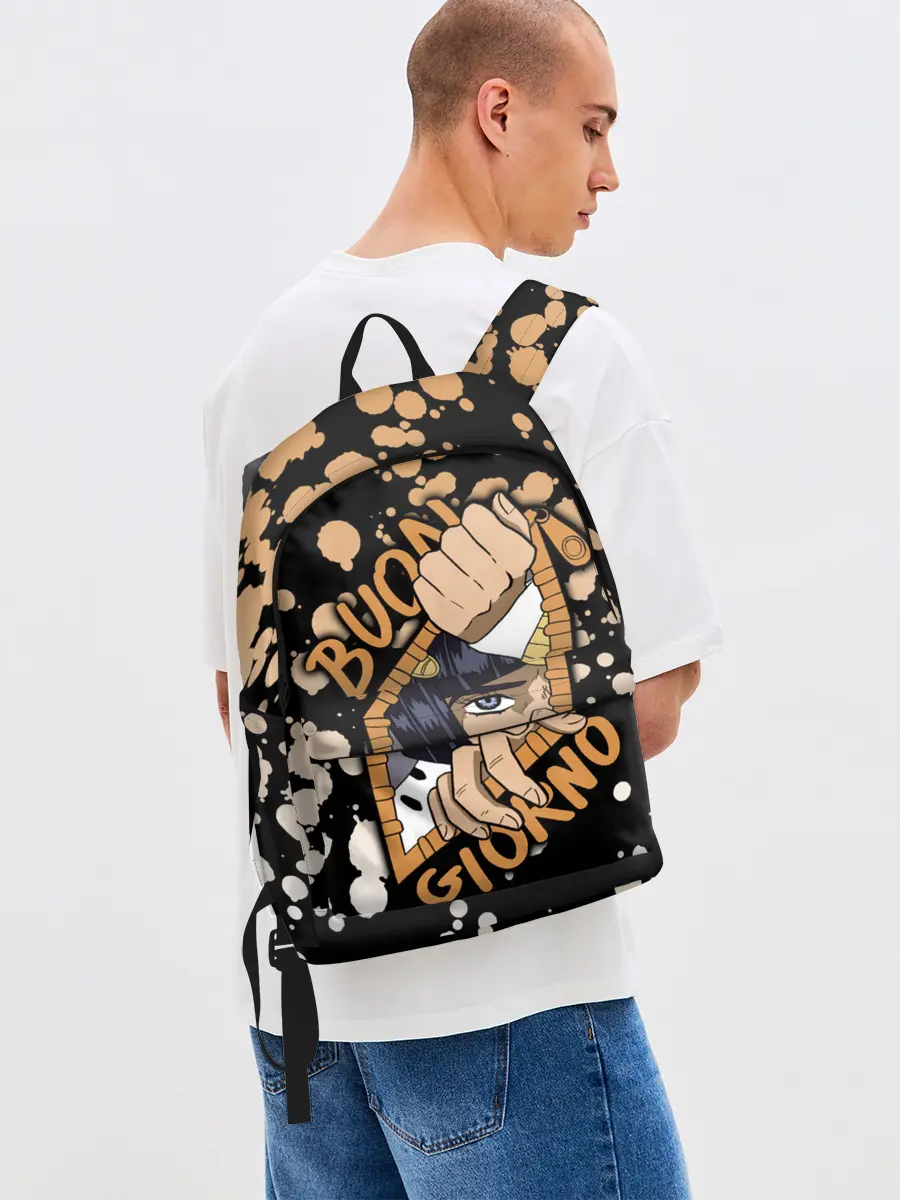 Рюкзак джинсовый / Buon Giorno коричневые брызги