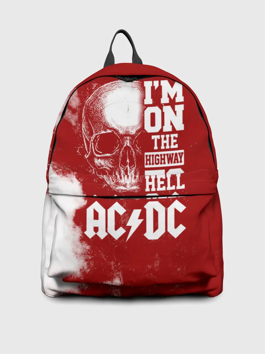 Рюкзак джинсовый / Im on the highway to hell AC/DC