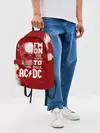 Рюкзак джинсовый / Im on the highway to hell AC/DC