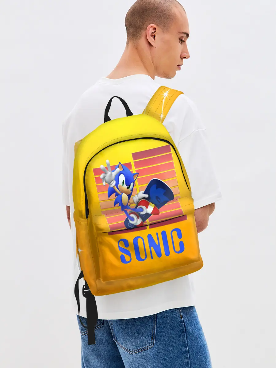 Рюкзак джинсовый / Sonic - Соник