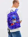 Рюкзак джинсовый / Sonic | Молнии