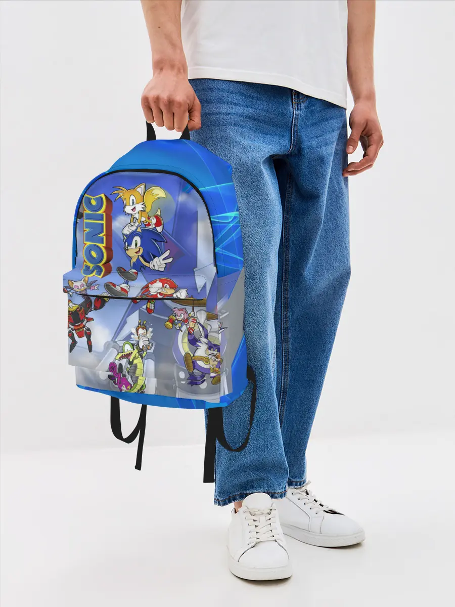 Рюкзак джинсовый / Sonic