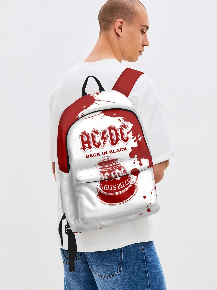 Рюкзак джинсовый / AC/DC Back in Black