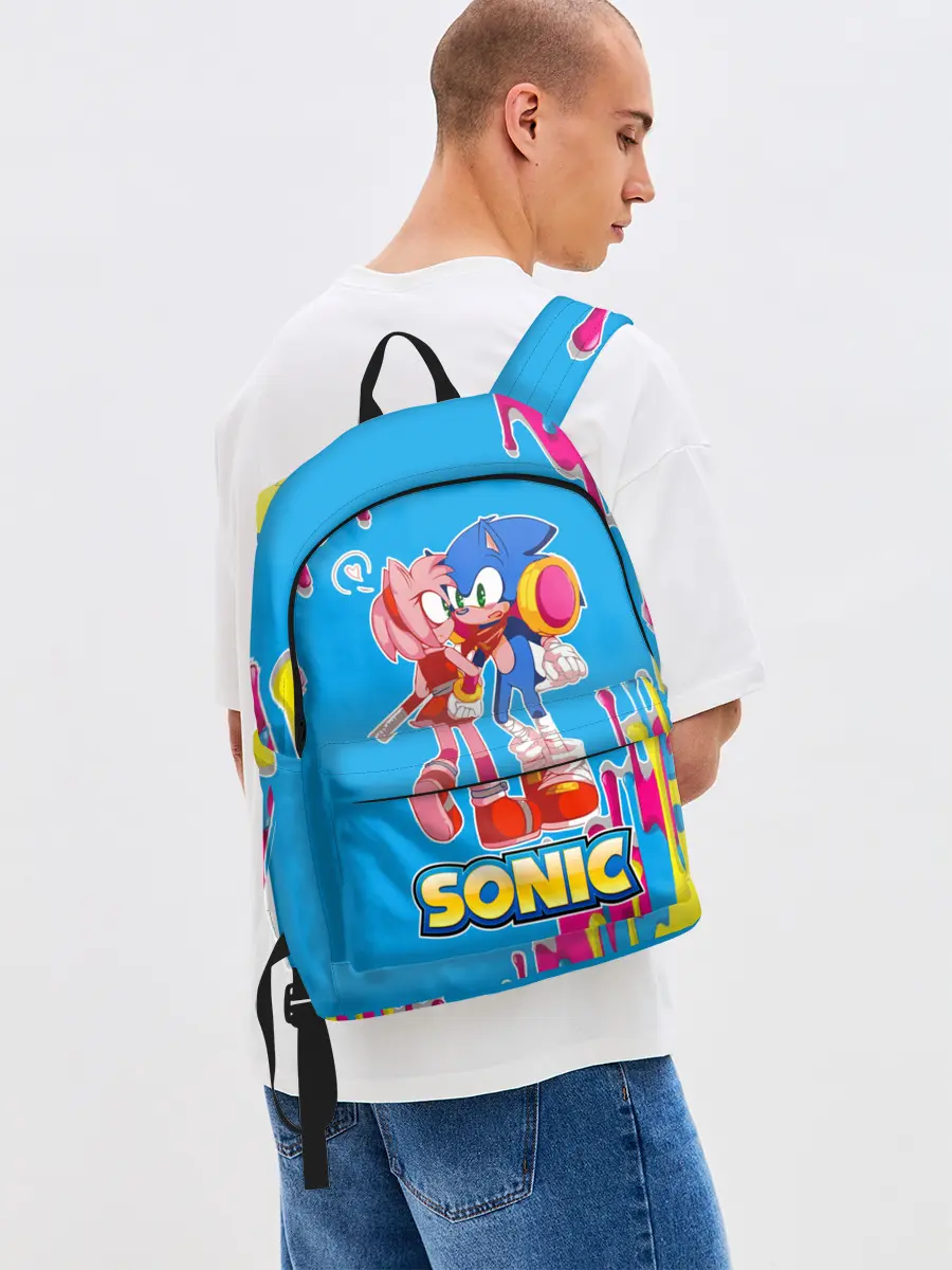 Рюкзак джинсовый / Sonic