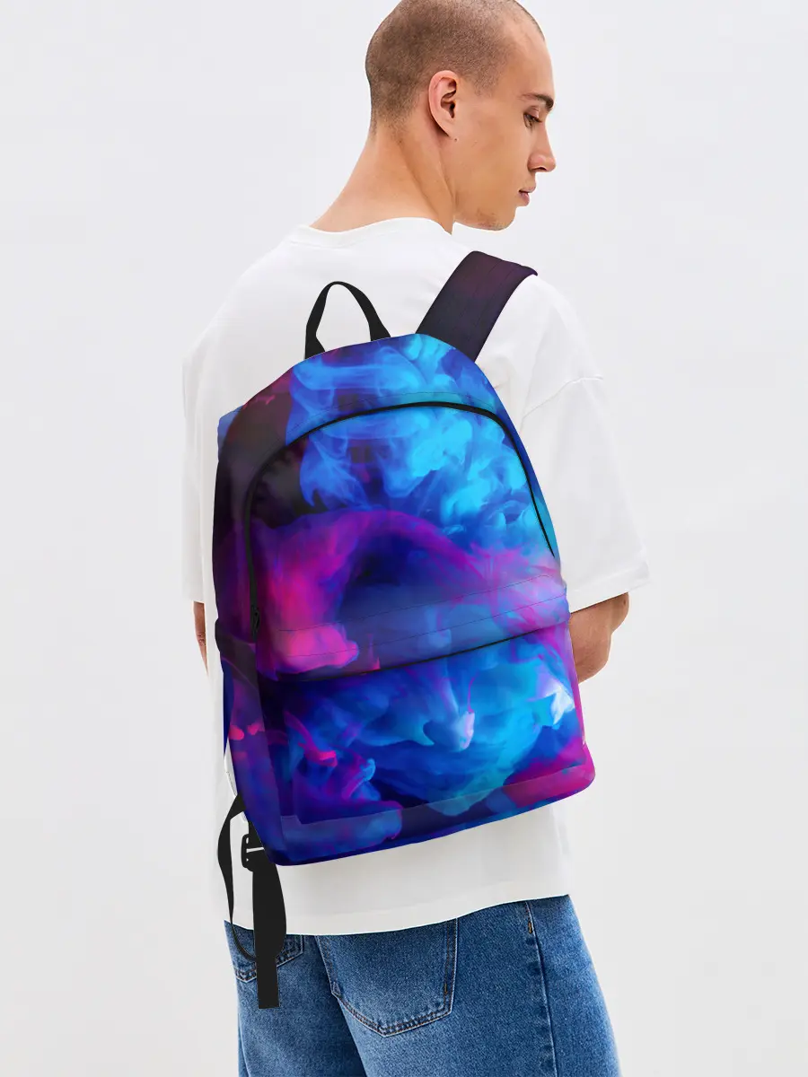 Рюкзак джинсовый / НЕОНОВЫЙ ДЫМ