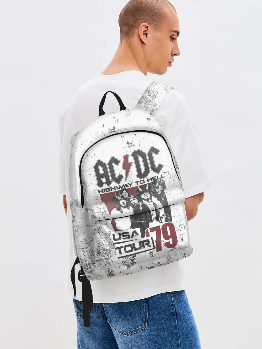 Рюкзак джинсовый / AC/DC
