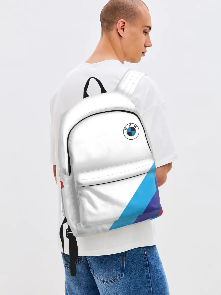 Рюкзак джинсовый / BMW NEW LOGO