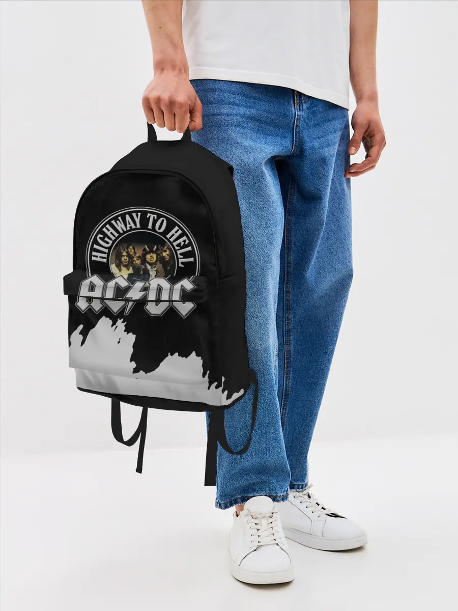 Рюкзак джинсовый / AC/DC