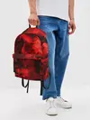 Рюкзак джинсовый / Красный дым