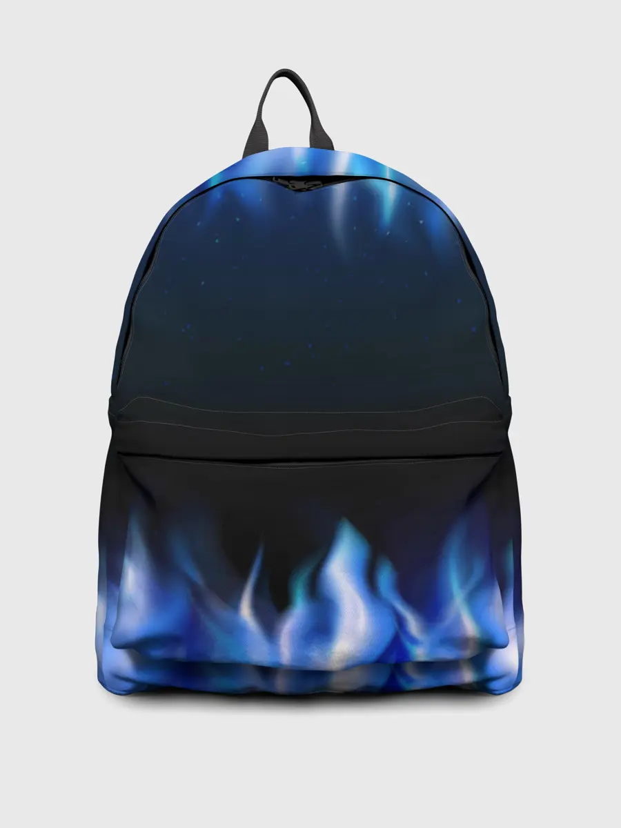 Рюкзак джинсовый / Синий Огонь