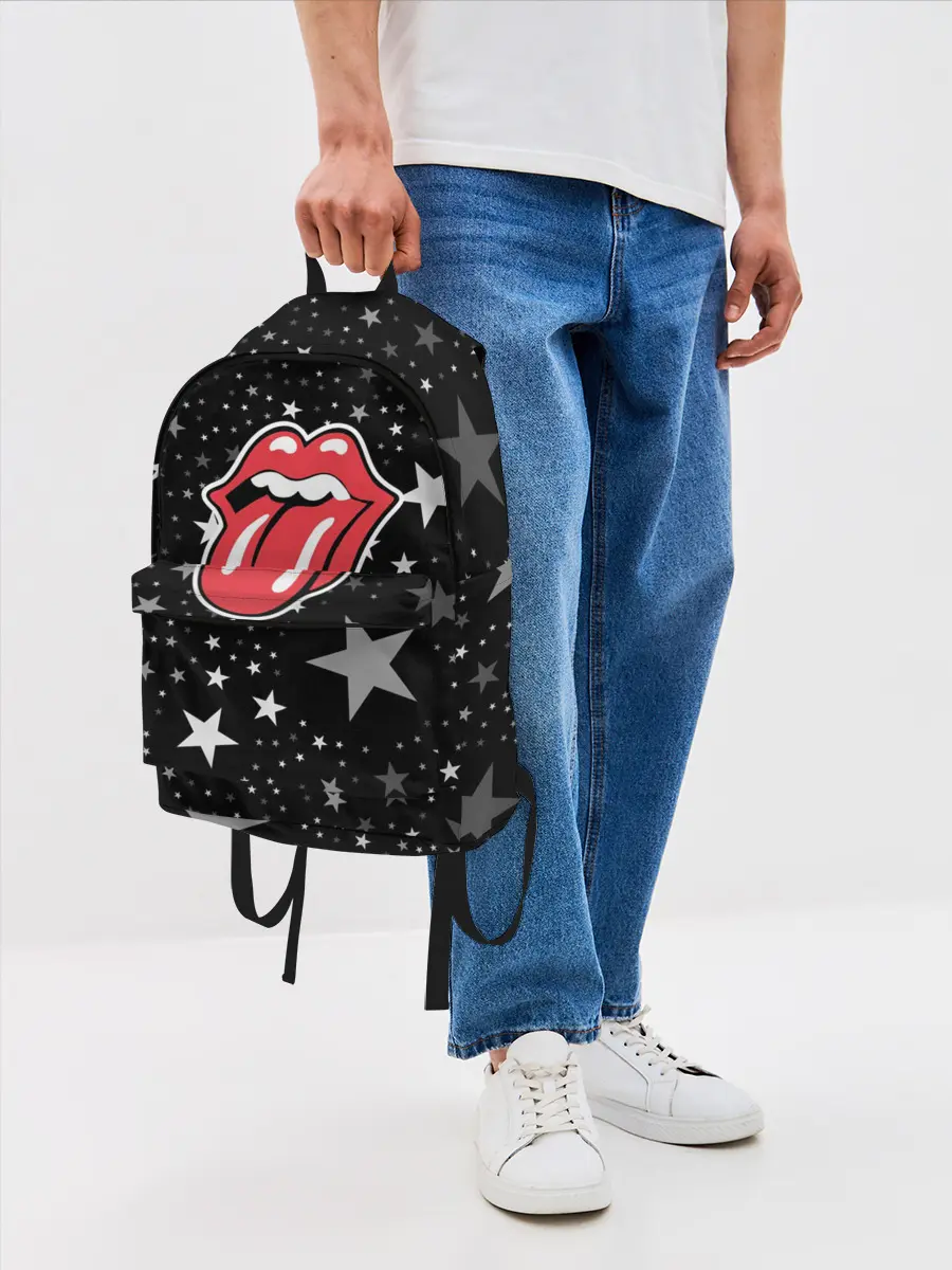 Рюкзак джинсовый / rolling stones star