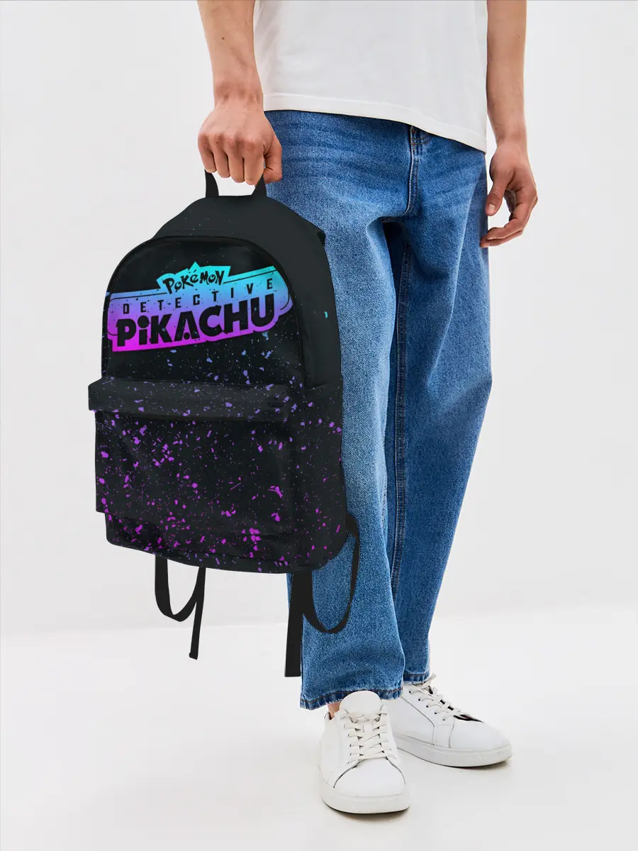 Рюкзак джинсовый / Детектив Пикачу