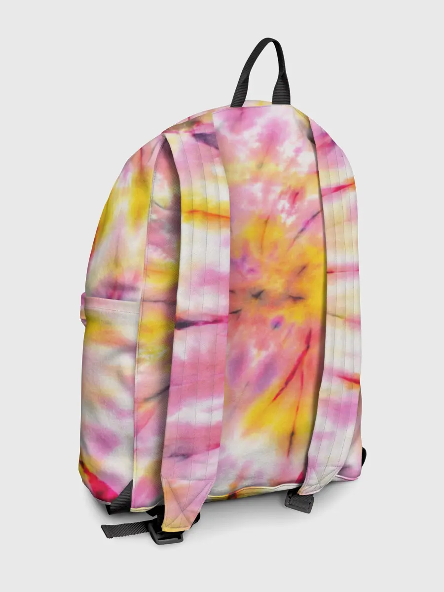 Рюкзак джинсовый / Rolling Stones tie-dye