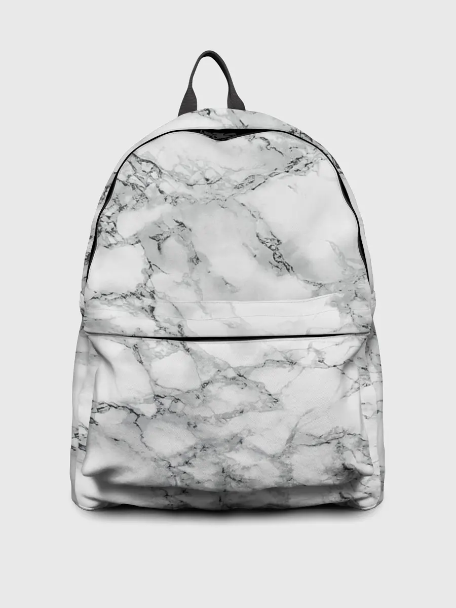 Рюкзак джинсовый / Мрамор