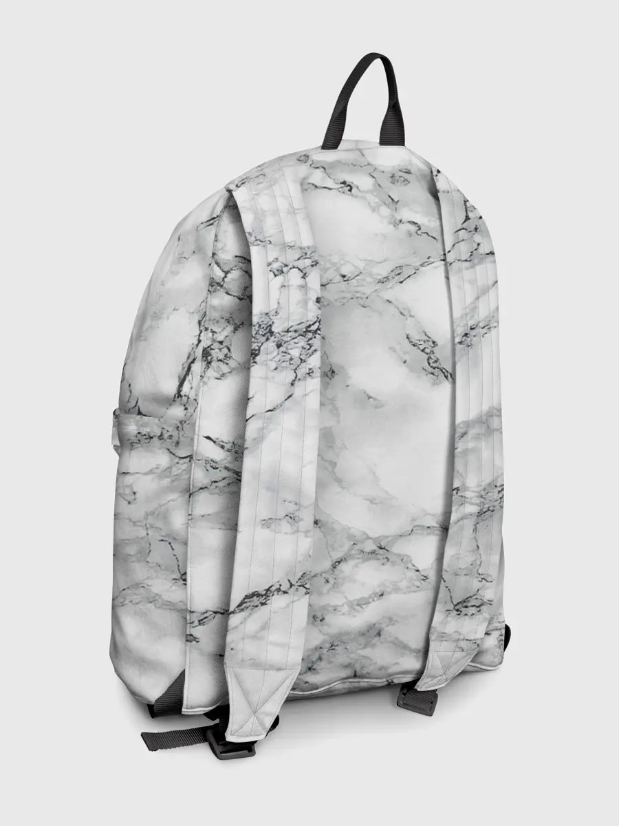 Рюкзак джинсовый / Мрамор