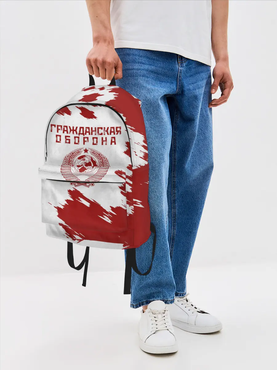 Рюкзак джинсовый / Гражданская оборона