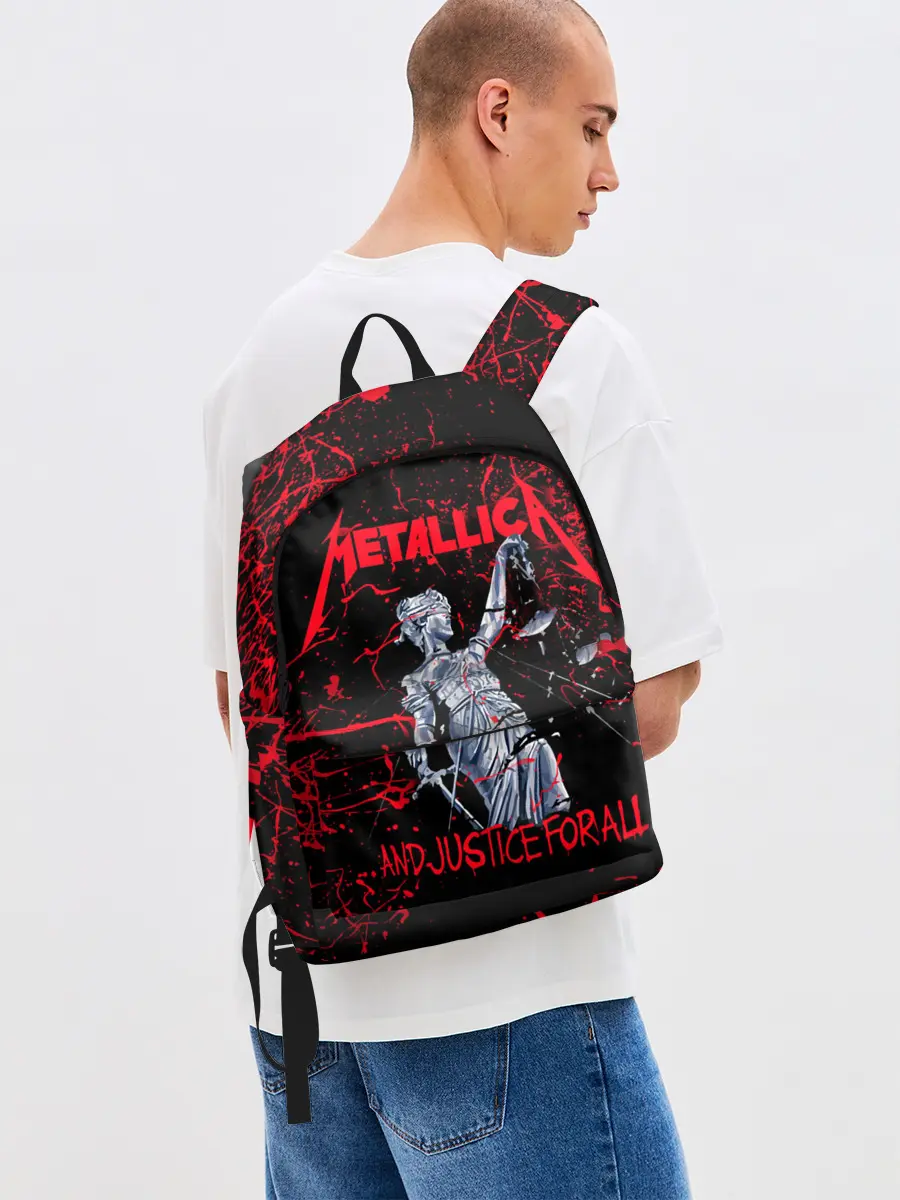 Рюкзак джинсовый / METALLICA | МЕТАЛЛИКА | МЕТАЛИКА