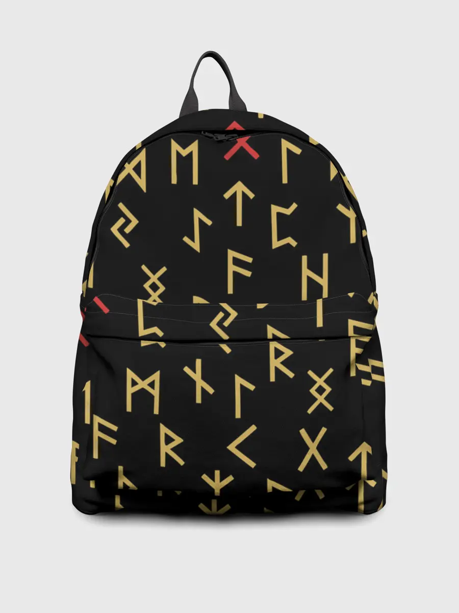 Рюкзак джинсовый / Руны