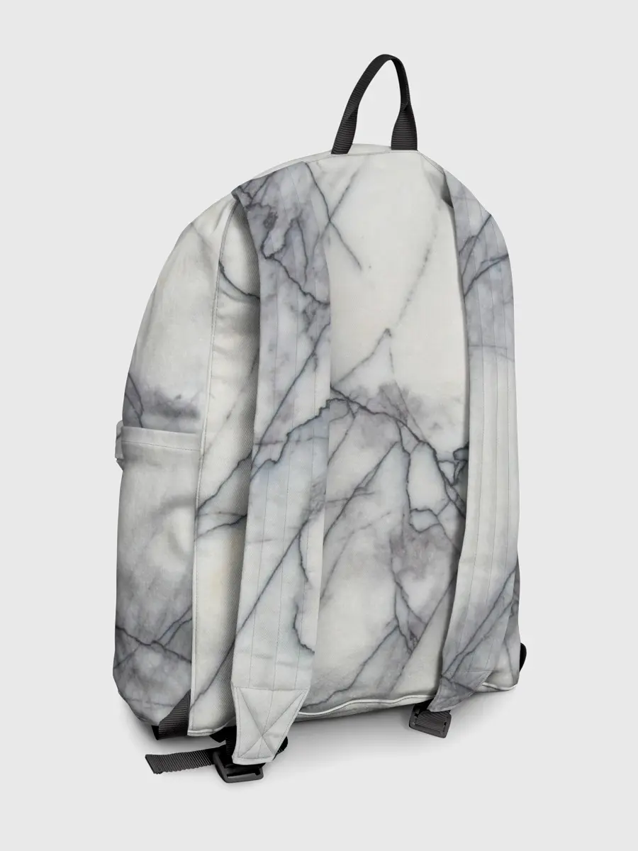 Рюкзак джинсовый / Мрамор