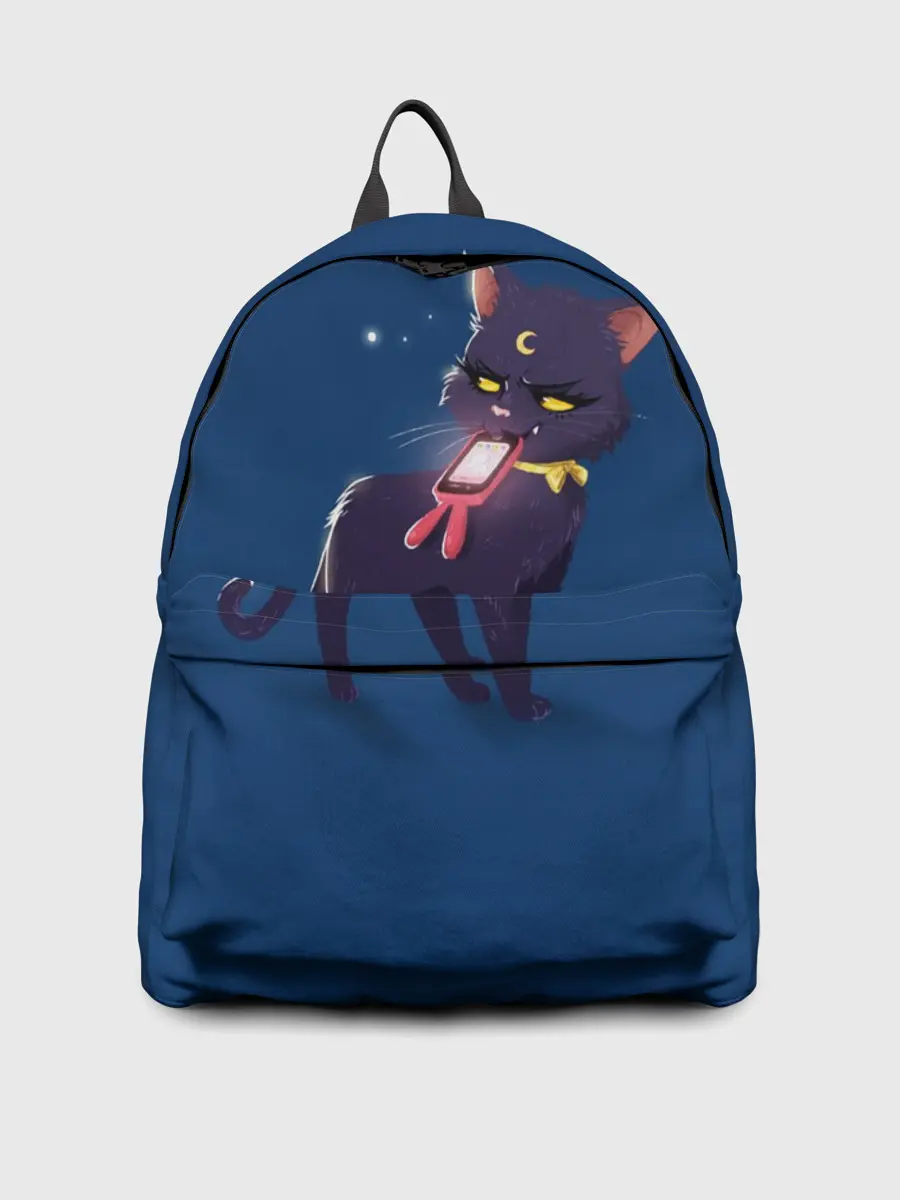 Рюкзак джинсовый / КИСА С ТЕЛЕФОНОМ